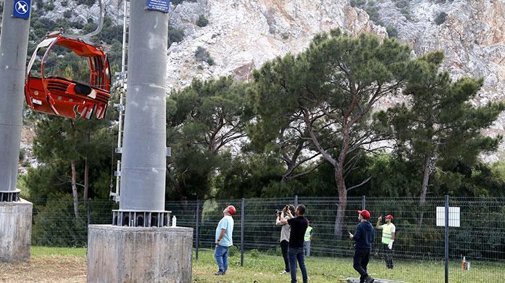 Teleferik faciasının ardından 36 kabin yere indirildi