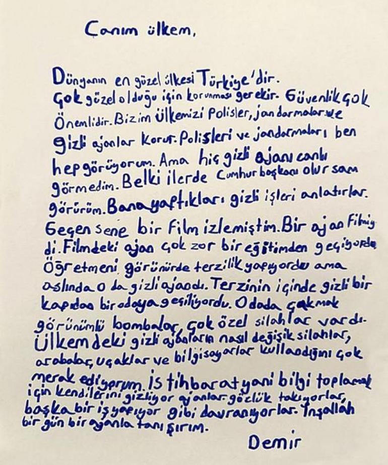 Çocuklar MİT'i resmetti! 'Uyuduktan sonra gizli ajan gibi annemi takip ediyorum'