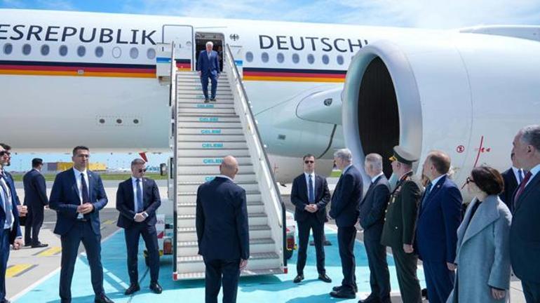 Almanya Cumhurbaşkanı Steinmeier'a Filistin protestosu, gözaltılar var