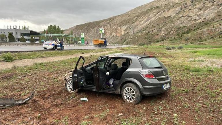 Aracıyla 5 takla attı, hastaneye gitmek yerine bunu yaptı!