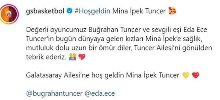 Eda Ece ile Buğrahan Tuncer'den kızları ile ilk aile pozu!