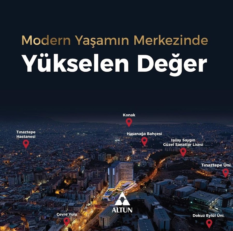 Altun Yapı'nın Buca'daki Yeni Projesi Modern Yaşamın Merkez