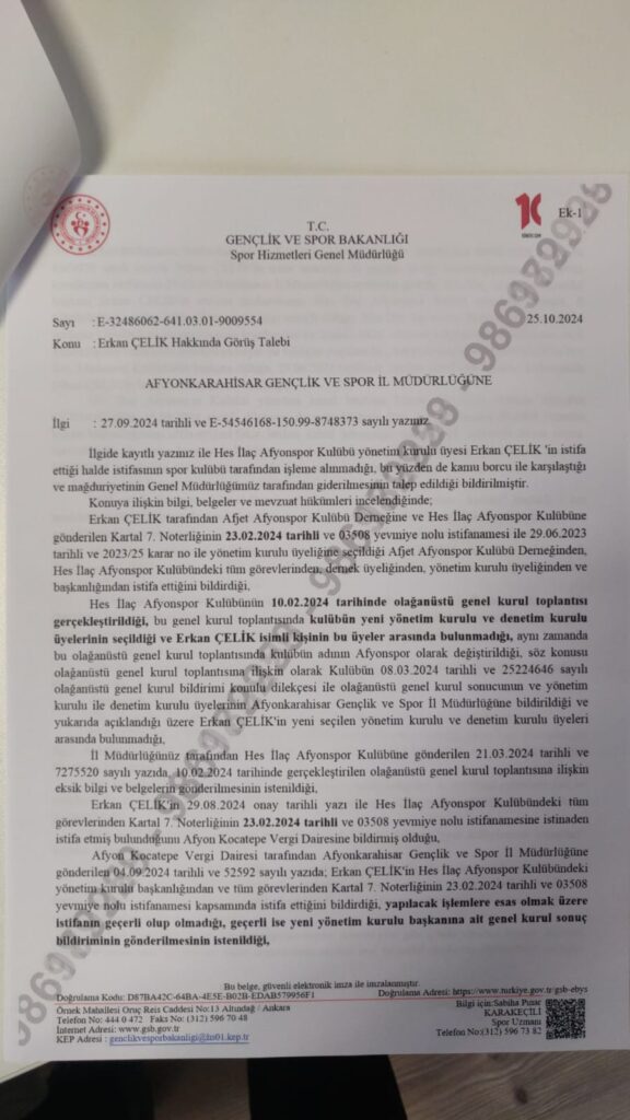 Afyonkarahisar’da İsmail Hakkı Kasapoğlu Hakkında Soruşturma Talebi: Nadir Güzbey’e Ayrıcalık İddiaları