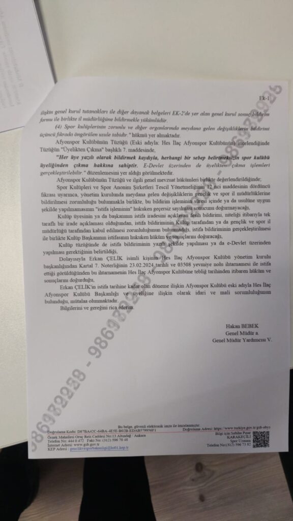 Afyonkarahisar’da İsmail Hakkı Kasapoğlu Hakkında Soruşturma Talebi: Nadir Güzbey’e Ayrıcalık İddiaları