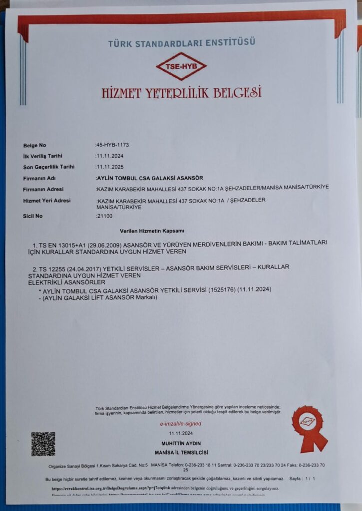 Galaksi Lift Asansör: Hızlı ve Etkili Asansör Bakım Hizmetleri